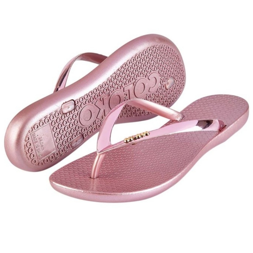 👣COLOKO Rose Dahlia Flip Flop